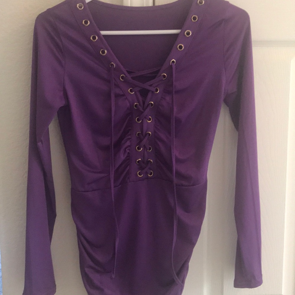 Purple blouse